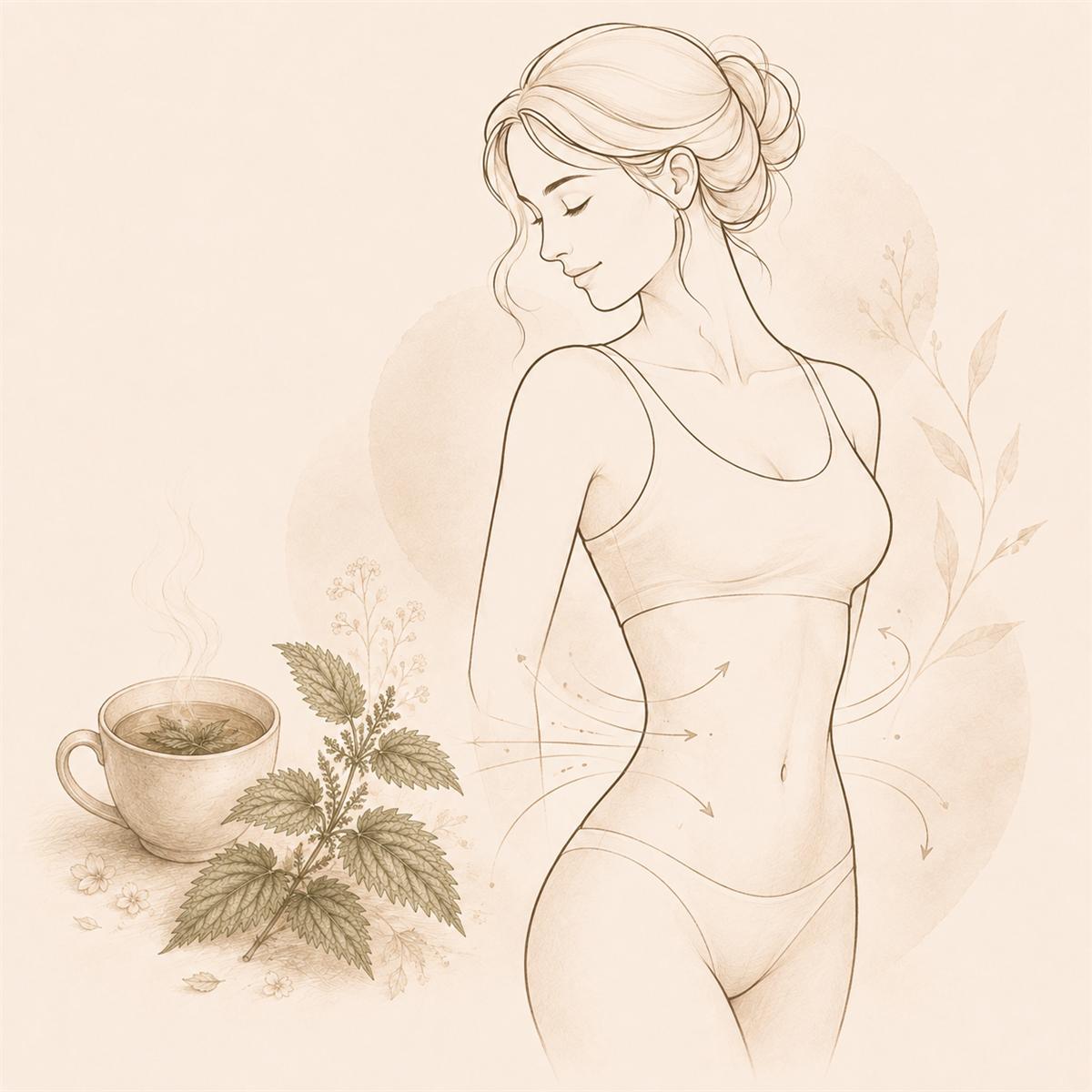 Spring Detox – Wellnessmassage für den Frühling in Hamburg, Zeichnung